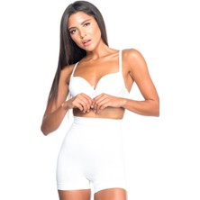 Beyaz Mı Emay 7027 Düşük Bel Boxer Korse