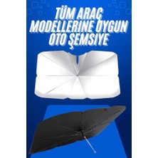 MidasTech Taşınabilir Oto Cam Güneşliği Katlanabilir Tüm Araçlara Uyumlu Güneş Gölge Koruyucu Midast