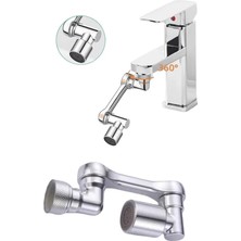 MidasTech Dönebilen Musluk Başlığı Akrobat Mutfak Banyo Musluk Ucu Başlığı Oynar Başlıklı Midastec