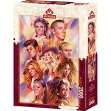 5474 Art Puzzle Dünya Müzik Starları 2000 Parça Puzzle