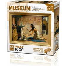 Ergün Collection 20668 The Obsequies Of An Egyptian Cat 1000 Parça Puzzle -Ks Puzzle