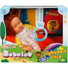 1040042 Bebelou Uykudan Önce Bebeği Masal Anlatan Pinokyo 40 cm -Sunman