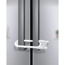 4 Adet Çocuk Güvenlik Dolap Kilidi Dayanıklı ve Uzun Ömürlü Tasarım Midastech