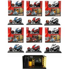 5839 Sun-Myg-Motosiklet 1 12 Bmw Kasklı Figür Pb.3r Ses Işık