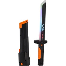 456-38M 44 cm Kıvılcım Çıkaran Farklı Renklerde LED Işın Kılıcı 2 Kılıç Birleştr