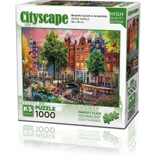 20793 Puzzle 1000 Beautiful Sunset In Amsterdam