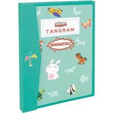 03 569 Ahşap Manyetik Tangram -Pilsan Oyuncak