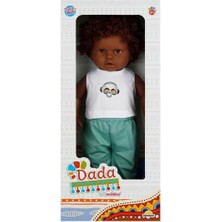 1060091 Dada Kıvırcık Saçlı Bebek 60 cm -Sunman