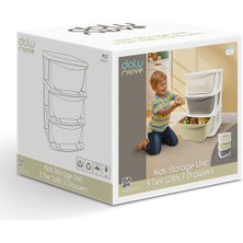 7130 3 Katlı 3 Çekmeceli Saklama Ünitesi -Dolu Oyuncak