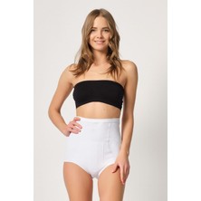 Beyaz Mı Emay 2931 Karın Balen Destekli Slip Lazer Korse