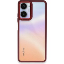 Mey İthalat Mey Ithalat®  Realme 10 Pro 5g Kılıf Dora Kapak - Kırmızı