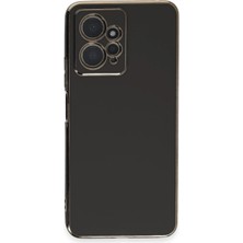 Mey İthalat Mey Ithalat®  Xiaomi Redmi Note 12 4g Kılıf Volet Silikon - Siyah