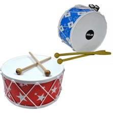 Asl-08 Renkli B. Davul Ahşap Desen Poşetli