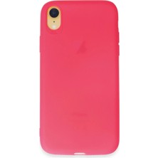 Mey İthalat Mey Ithalat®  iPhone Xr Kılıf First Silikon - Pembe