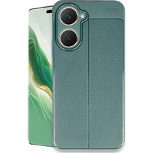 Mey İthalat Mey Ithalat®  Vivo Y18 Kılıf Auto Focus Kapak - Koyu Yeşil