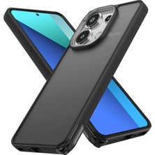 Mey İthalat Mey Ithalat®  Xiaomi Redmi Note 13 Pro 4g Kılıf Elegant Kapak - Siyah