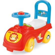Fisher-Price 1801 İlk Arabam Pedallı Araç Kırmızı Renk Kornalı ve Oyuncak Telefonlu