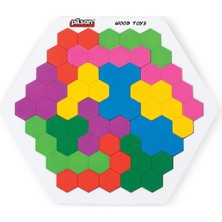 02 016 Ahşap Petek Tangram