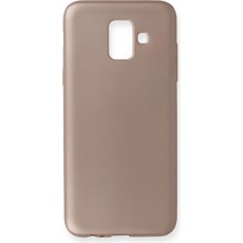 Mey İthalat Mey Ithalat®  Samsung Galaxy A6 2018 Kılıf First Silikon - Rose Gold