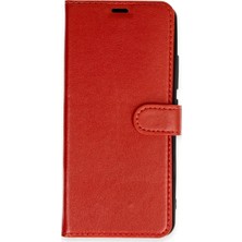 Mey İthalat Mey Ithalat®  Apple iPhone Xs Max Trend S Plus Kapaklı Kılıf - Kırmızı