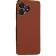 Mey İthalat Mey Ithalat®  Realme C53 Kılıf Volet Silikon - Kırmızı