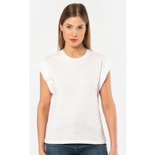 Türen Kadin Vatka Görünümlü T-Shirt