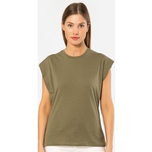 Türen Kadin Vatka Görünümlü T-Shirt