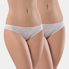 Türen Kadin Jakarli 2'li Pamuklu Bikini Külot