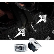 Tesla Model Y Kapı Altı Işık Lazer LED Logo Hoşgeldin Aydınlatması