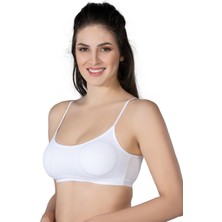 Beyaz Mı Emay 1425 Modal Cotton Pedli Büstiyer