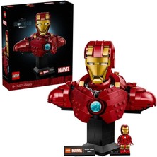Ergün Collection 76327 LEGO Marvel Iron Man Mk4 Büstü 436 Parça +18 Yaş