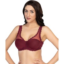 Bordo Mı Emay 172 C Pedli Dantelli Balenli Minimazer