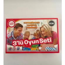 Zoe 3'lü Oyun Seti Kızmabirader - Tombala - Fırdöndü