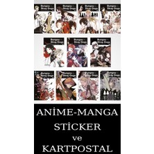 Gerekli Şeyler Yayıncılık Bungou Stray Dogs 1-2-3-4-5-6-7-8-9-10-11 Manga Seti (11 Kitap) / Anime-Manga Sticker ve Kartpostal Hediyeli