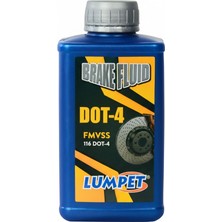 Lumpet Dot 4 Hidrolik Fren Yağı 500 ml (12 Adet) Toptan Koli - Oto Servis Bakım Paketi