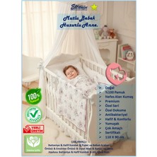 Eltanin %100 Pamuk Çok Amaçlı Müslin Bebek Battaniyesi - 110X90CM, Doğal, 4 Katlı Nefes Alan Özel Dokuma