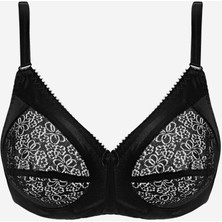 Ayyıldız İç Giyim Ayyıldız Siyah Dantelli Büyük Beden Sütyen 777