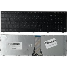 Notespare Lenovo Uyumlu Ideapad 300-15ISK Type 80Q7, 300-15ISK Type 80RS Klavye Tr Siyah