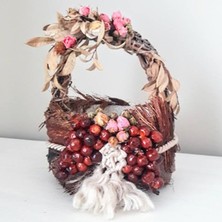 Ceyyiz Meyvalı Bambu Dekoratif Sepet