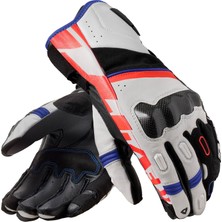 Revit Rsr5 Beyaz-Mavi Deri Yazlık Motosiklet Eldiveni