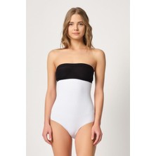 Emay İç Giyim Emay Yüksek Bel Çıtçıtlı Slıp Korse 2080 Beyaz