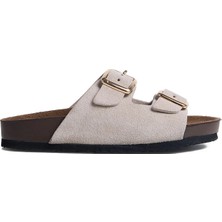 Penford Bej Kadın Terlik D-Catalına-Nexıa-Suet