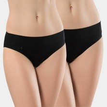 Türen Kadin Beli Lastikli Likrali 2'li Pamuklu Bikini Külot