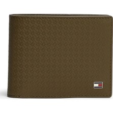 Tommy Hilfiger Haki Erkek Cüzdan Th Emboss Mını cc Wallet