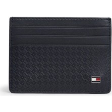 Tommy Hilfiger Lacivert Erkek Kartlık Th Emboss cc Holder