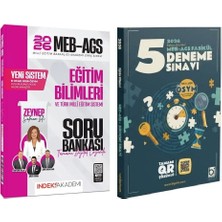 Anla Kazan Yayınları Yeni Ags - Indeks + Bigelio 2026 Meb-Ags Eğitim Bilimleri Soru Bankası + 5 Deneme 2 Li Set - Zeynep Salman Içli Indeks Akademi + Bigelio Yayıncılık