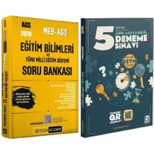 Anla Kazan Yayınları Yeni Ags - Pegem + Bigelio 2026 Meb-Ags Eğitim Bilimleri Soru Bankası + 5 Deneme 2 Li Set Pegem Akademi + Bigelio Yayınları