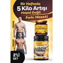 Besin Destekleyici Kilo aldırıcı kakao muz   Protein Tozu - Vitamini iştah-açıcı  Kilo-aldırıcı Arı Sütü Pekmez Bal Organik aldıran vitaminler macun 2 li set 