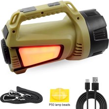 Just Cheap Store T100 Dijital Göstergeli 100WATT Powerbank Özellikli Spot Fener