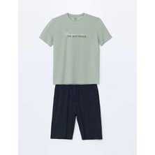 Lc Waikiki Yeni Sezon Standart Kalıp Erkek Şortlu Pijama Takımı